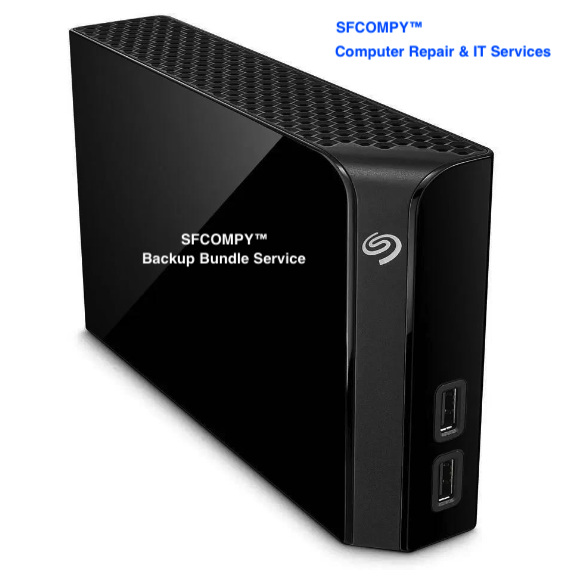 SFCOMPY™ Backup bundle 8T Seagate hub HD